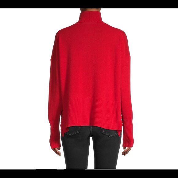 NWT Cinq à Sept Turtleneck Cashmere Sweater Pullover - Picture 5 of 5